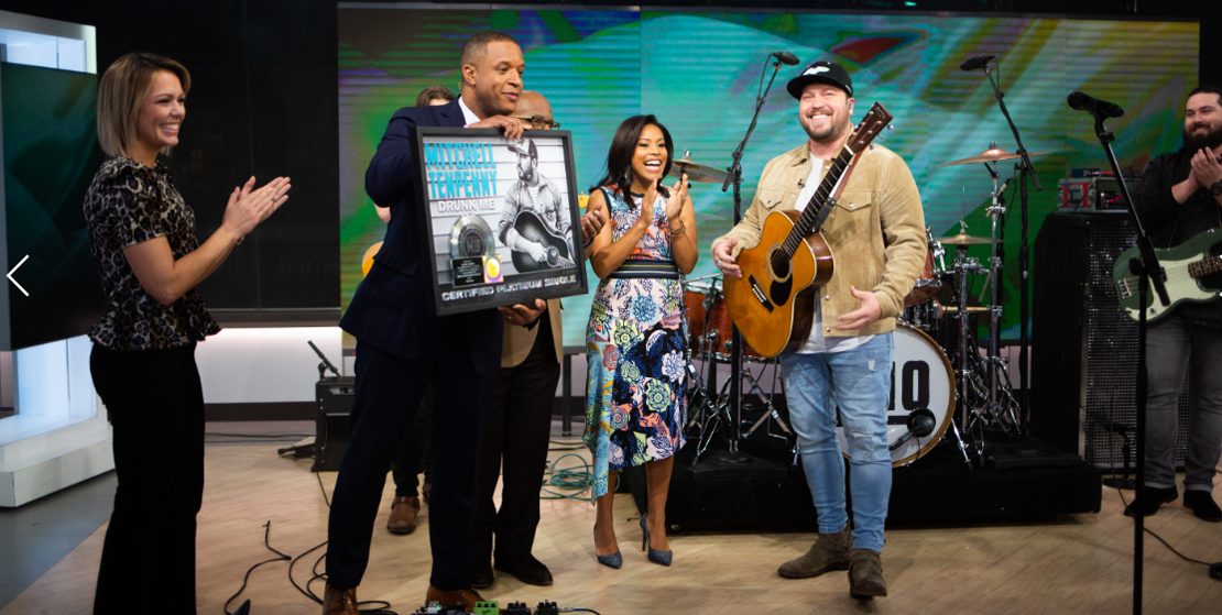Mitchell Tenpenny Performs No. 1 Hit “Drunk Me” On NBC’s Today